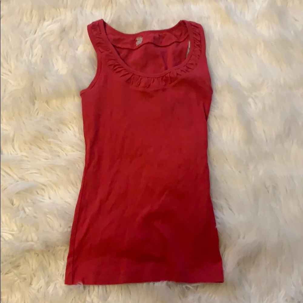 Ruffle Neck tank
